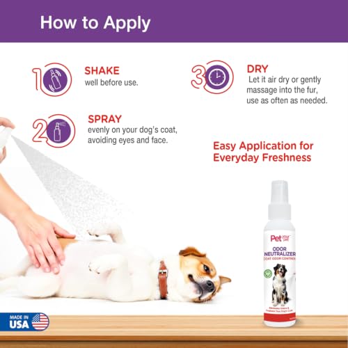 Dog Odor Neutralizer Spray for Dogs (4 Fl Oz)