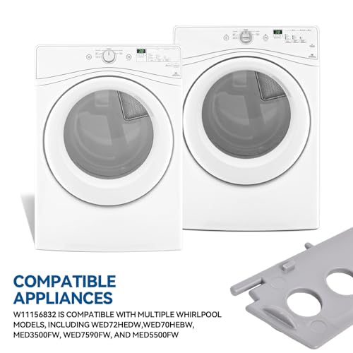 2 pack W11156832 Dryer Lint Screen Door Compatible with Whirlpool