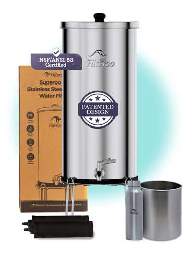 Superoo Countertop Gravity Water Filter System