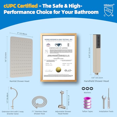 All Metal cUPC Certified Shower Head