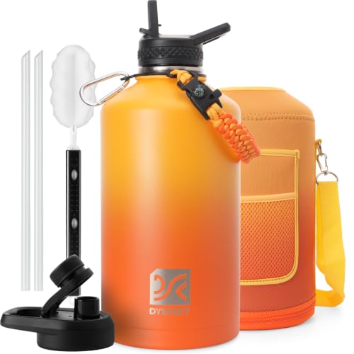 Gallon Insulated Water Bottle with Portable Carrier Bag for Outdoor