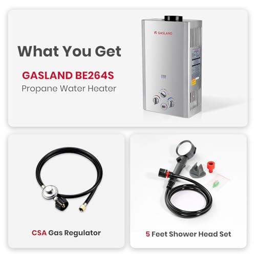 2.64GPM Tankless Water Heater Propane 10L