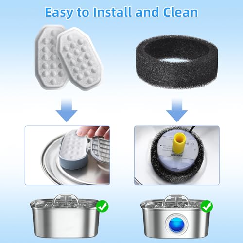 20 Pack Cat Water Fountain Filters
