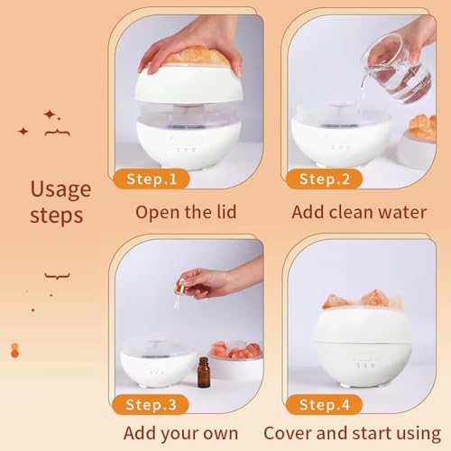 Himalayan Salt Stone LED Ambient Light Humidifier