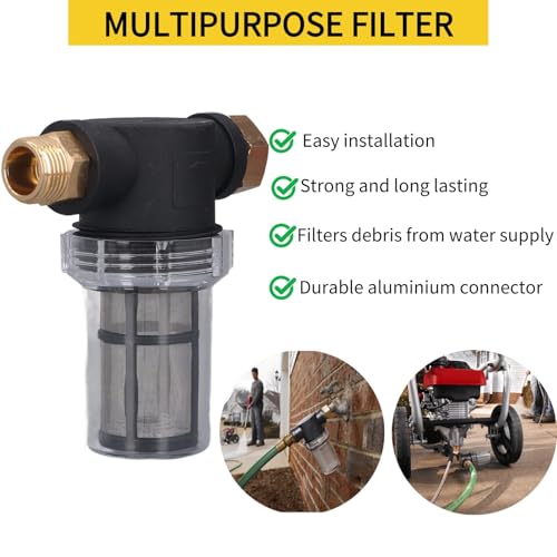 Garden Hose Filter for Pressure Washer Inlet Water