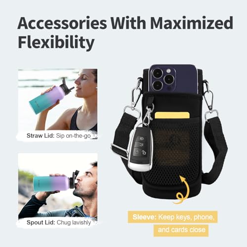 32 oz Insulated Water Bottle with Straw