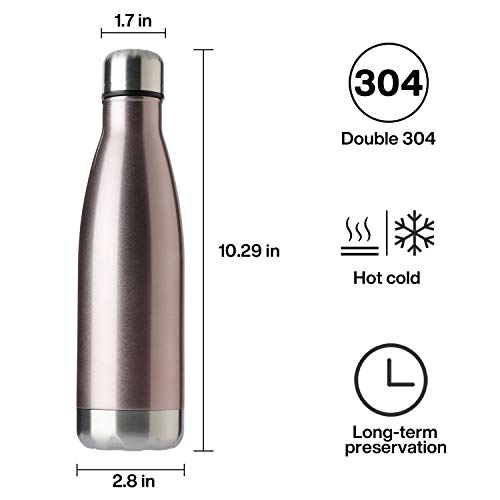 17oz Sport Water Bottle Vacuum Insulated Stainless Steel Leak