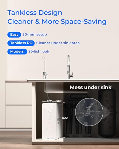 X8 PRO Dual Flow Reverse Osmosis Water Filter