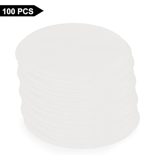 stonylab Qualitative Filter Paper, 3-Box 94 mm Diameter Slow Flow Rate Cellulose Filter Paper with 10 Micron Particle Retention Filtration Speed, Set of 3 x 100 Pcs