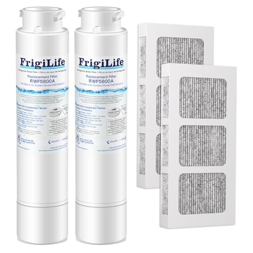 RWF5800A Refrigerator Water Filter Replacement for Frigidaire EPTWFU01 Pure Source Ultra II (2 Count)