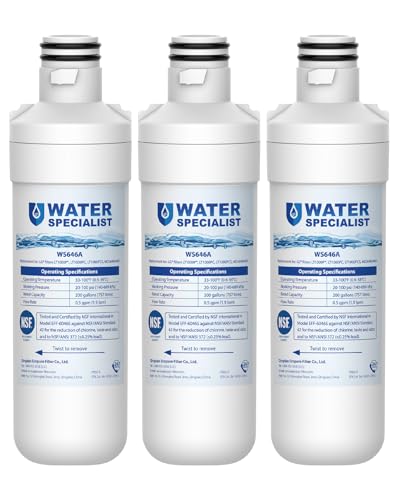 LT1000PC ADQ747935 Refrigerator Water Filter (3 Count)