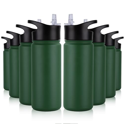 16 oz Insulated Water Bottle Bulk 8 Pack