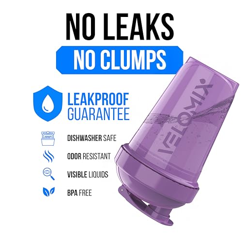 2 Pack 20oz Protein Shaker Bottle for Protein Mixes (2 Count)