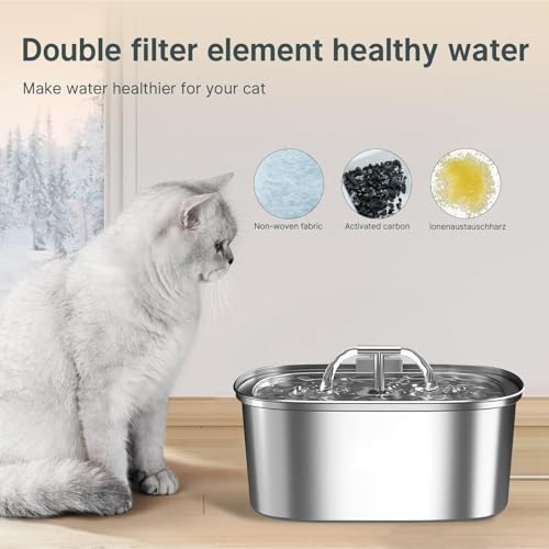 32 Pcs Cat Water Fountain Filters (32 Count)