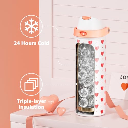 24 oz Valentine's Day Water Bottle