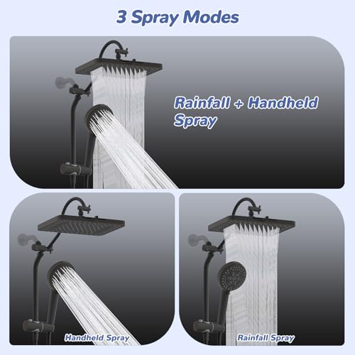 Upgraded cUPC Certified 13'' Shower Head Combo