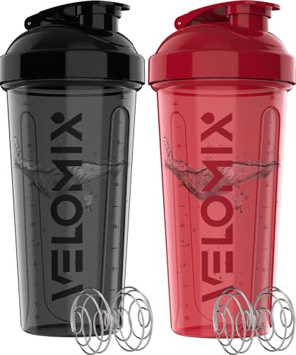 2 Pack 28oz Protein Shaker Bottle for Protein Mixes (2 Count)