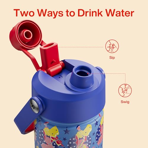 Kids Insualated Water Bottle with Straw