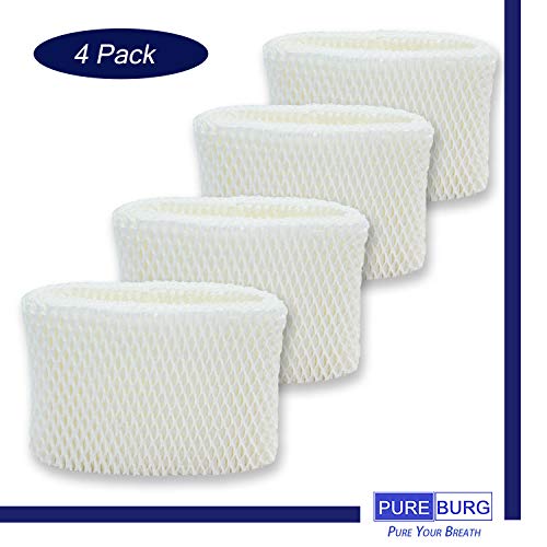 4-Pack HAC-504 Humidifier Filter Compatible with Honeywell HAC-504AW & Filter A Fits HCM-350 HEV355 HCM-710 Cool Mist Humidifiers and More