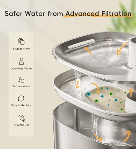 4 Pack Filters Replacement Filter for FS10 Plus