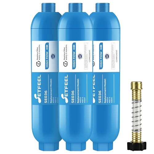 RV Inline Hose Water Filter (3 Count)