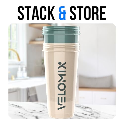 2 Pack 28oz Protein Shaker Bottle for Protein Mixes (2 Count)