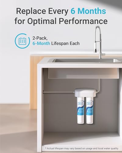 FQSLF Water Filter Replacement for GE FQSVF (2 Count)