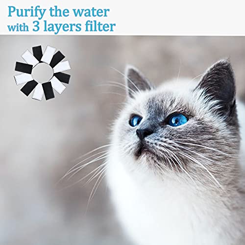 12X Charcoal Filters for Pioneer Raindrop Fountain pet fountain (12 Count)