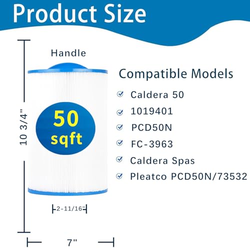 Spa Filter Compatible with Caldera 50