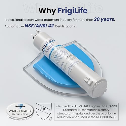 RFC6600A Refrigerator Water Filter Compatible with EDR3RXD1 (3 Count)