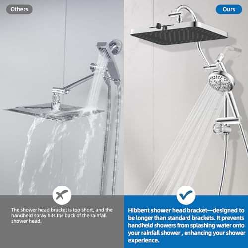 cUPC Certified High Pressue 13'' Rainfall Shower Head with 5