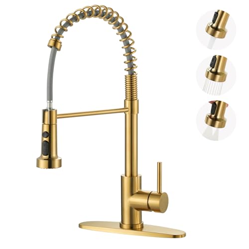 Kitchen Faucets with Pull Down Sprayer