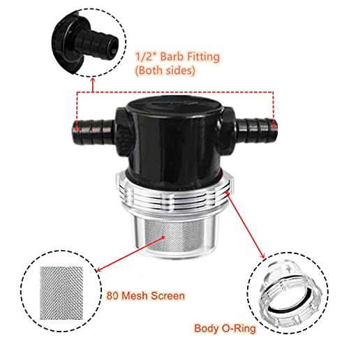 1 2 Inches Water Pump Strainer (2 Count)