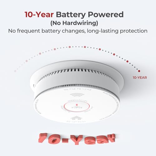 Siterlink Smoke Detector Carbon and Monoxide Detector Combo 1 Pack