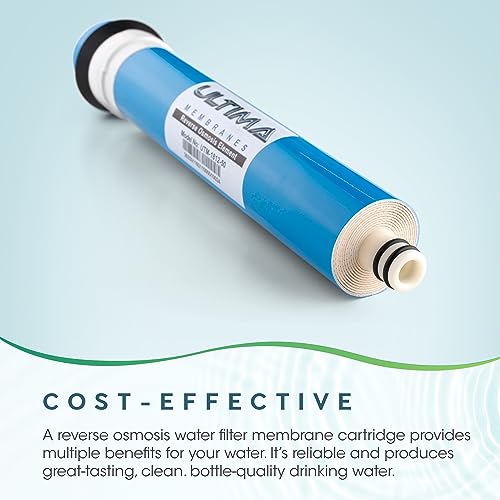 Ultima 7 VII 5 Stage Universal RO Under Sink Water Filter System Replacement Cartridges Includes 50 GPD Membrane and Quick Connect Post Carbon Filter…