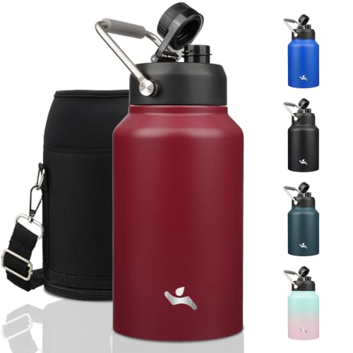 87 oz Insulated Stainless Steel Water Bottle Jug with Handle