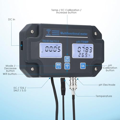 6 in 1 Smart Water Quality Tester