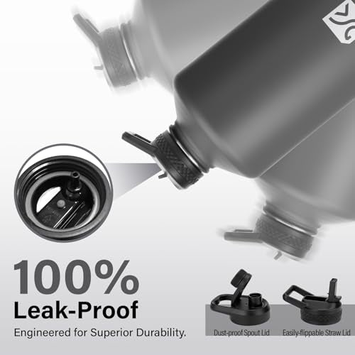 Gallon Insulated Water Bottle with Portable Carrier Bag for Outdoor
