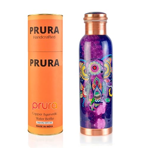 Black Wave Copper Water Bottle Pure Copper Vessel for Drinking