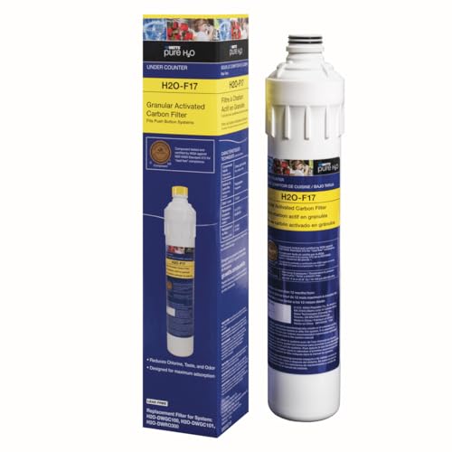 H2O F17 Pure H2O GAC Carbon Replacement Filter Under Counter