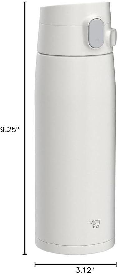 Zojirushi SM-VA60WA Vacuum Bottle 20 Ounce White
