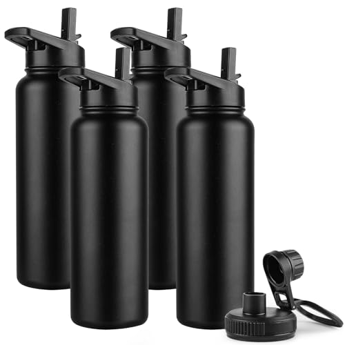 40 oz Insulated Water Bottle Bulk (4 Count)