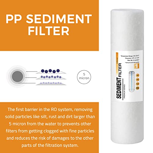 F3US Standard Reverse Osmosis RO Systems 6 (6 Count)