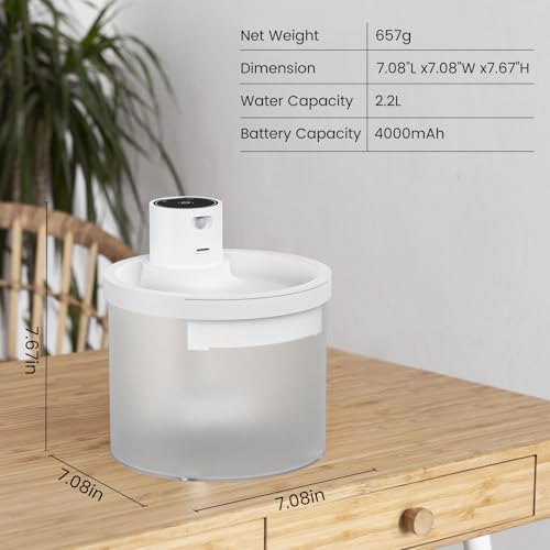 Cat Water Fountain Cordless