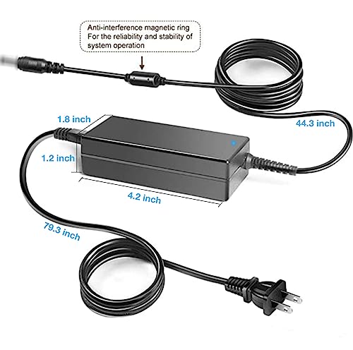 24V AC DC Adapter Compatible with Bluevua RO100ROPOT Reverse Osmosis System Countertop Water Filter 4 Stage Purification Counter Drain Purified Tap Portable Purifier Power Supply Cord Charger