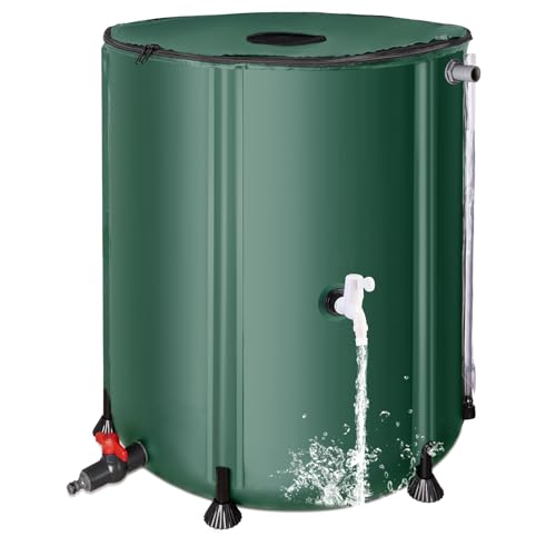 Collapsible Rain Barrel Water Collection System