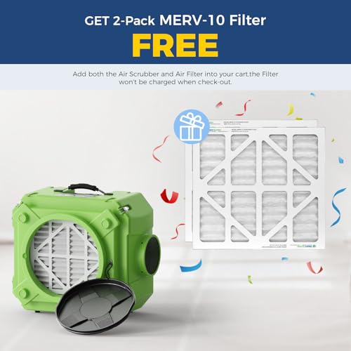 HEPA Air Scrubber with 3 Stage Filtration