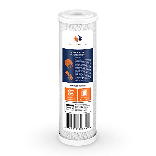5 Micron 10 x 2.5 House Water Filters Cartridges (20 Count)