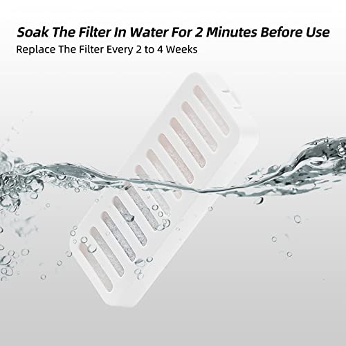 Cat Water Fountain Replacement Filters 8 Pcs (8 Count)