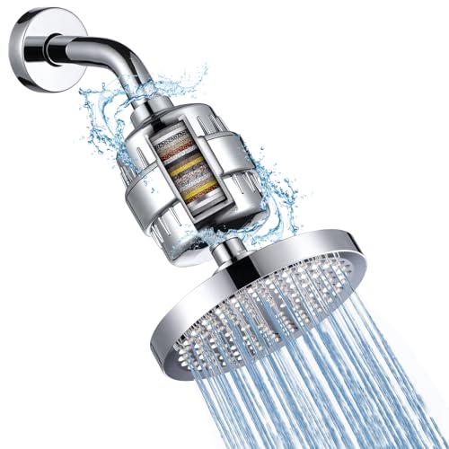 Filtered Shower Head with 23 Stage Water Softner